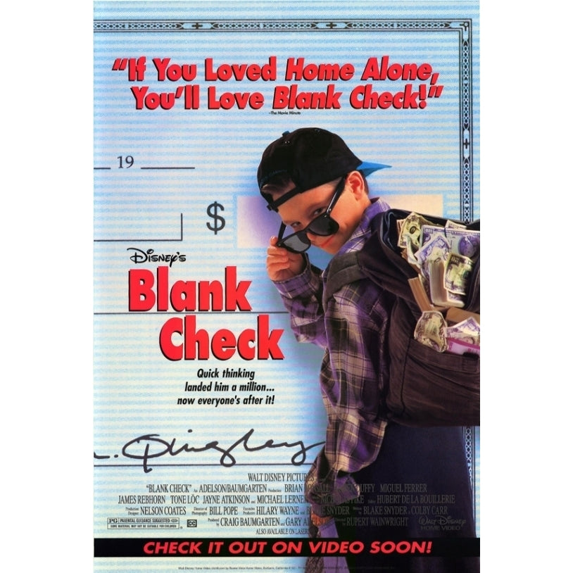 Blank Check Movie Poster Print (27 x 40) - Item MOVAH2369 Image 1