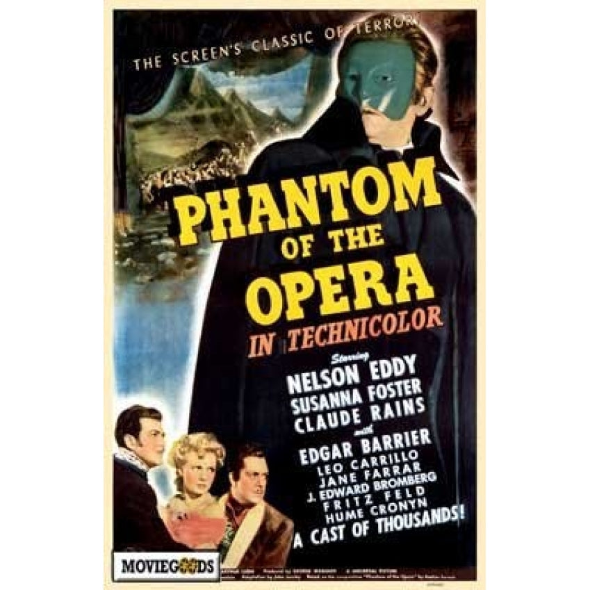 The Phantom of the Opera Movie Poster Print (27 x 40) - Item MOVAH2606 Image 1