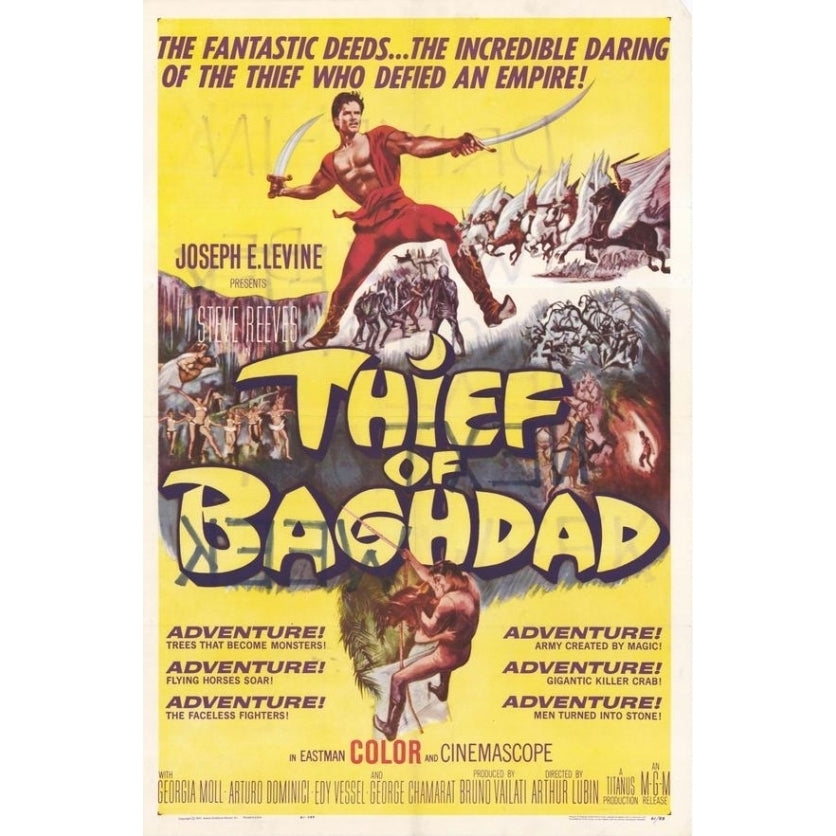 Thief of Baghdad Movie Poster Print (27 x 40) - Item MOVAH2649 Image 1