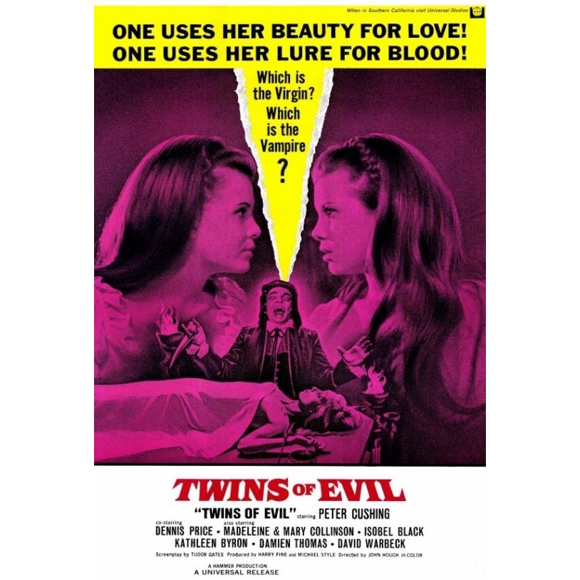 Twins of Evil Movie Poster Print (27 x 40) - Item MOVAH5344 Image 1