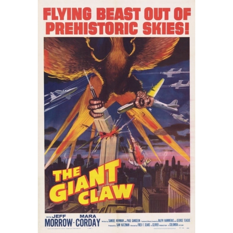 The Giant Claw Movie Poster Print (27 x 40) - Item MOVAH5397 Image 1