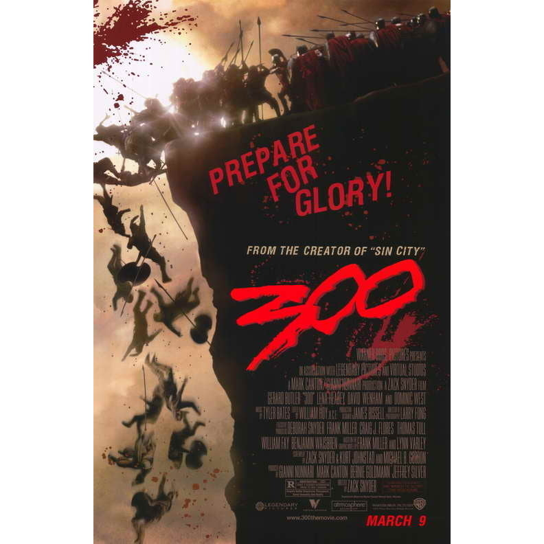 300 Movie Poster (11 x 17) - Item MOVAH9966 Image 1