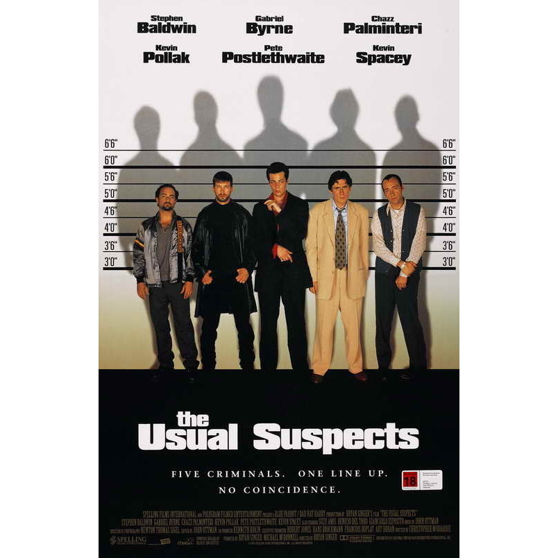 The Usual Suspects Movie Poster (11 x 17) - Item MOVAI1270 Image 1