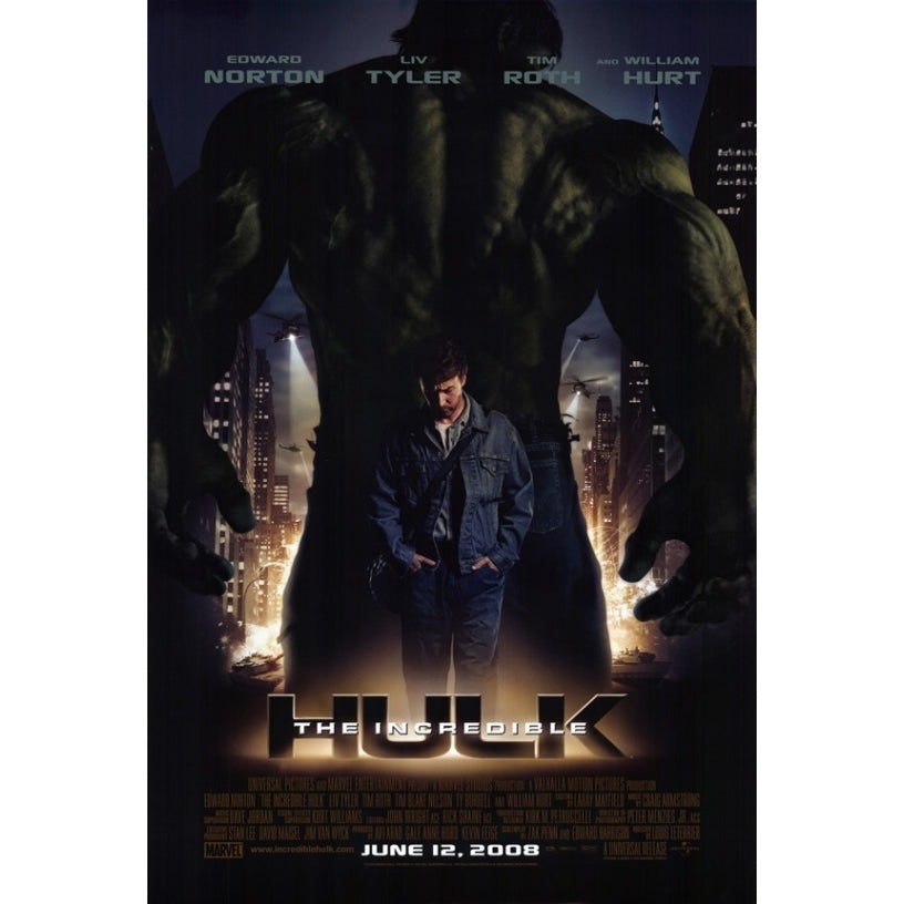 The Incredible Hulk Movie Poster Print (27 x 40) - Item MOVAI1338 Image 1