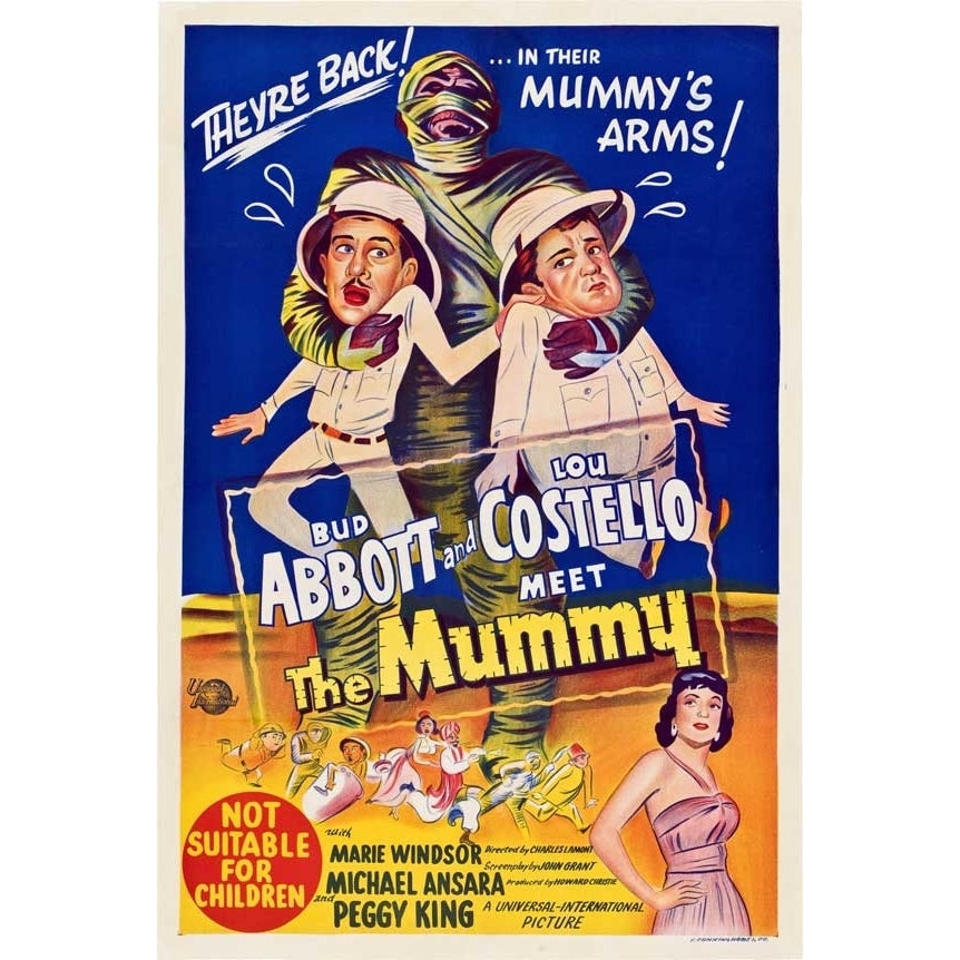 Abbott and Costello Meet the Mummy Movie Poster Print (11 x 17) - Item MOVAI1727 Image 1