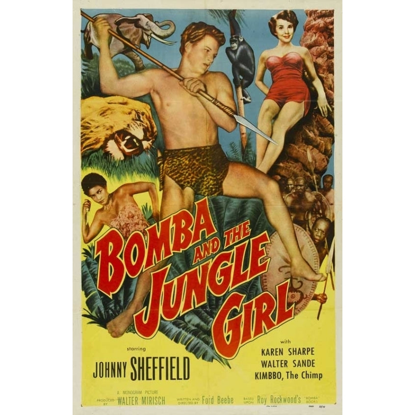 Bomba and the Jungle Girl Movie Poster (11 x 17) - Item MOVAI3722 Image 1