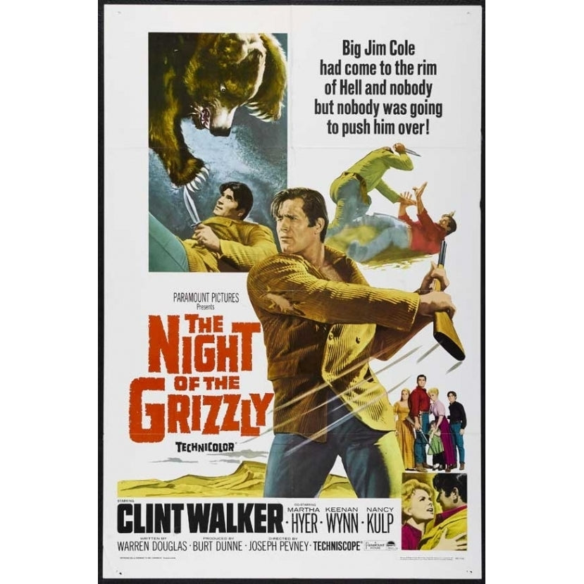 Night of the Grizzly Movie Poster Print (27 x 40) - Item MOVAI4701 Image 1