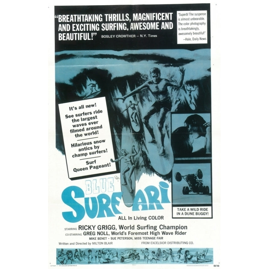 Blue Surfari Movie Poster (11 x 17) - Item MOVAI6171 Image 1