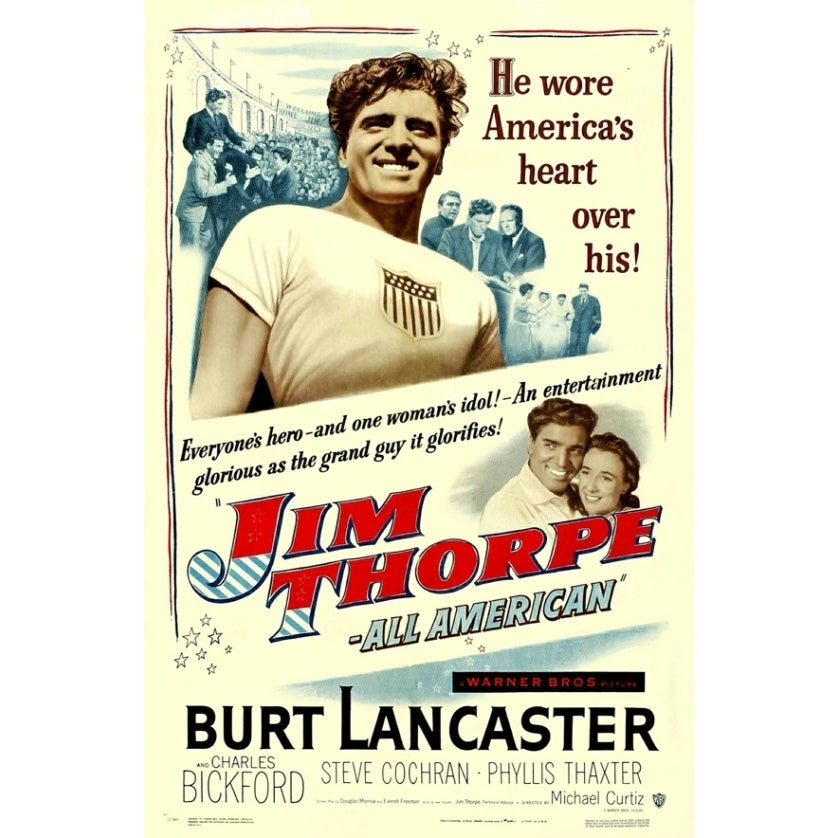 Jim Thorpe - All-American Movie Poster Print (27 x 40) - Item MOVAI7333 Image 1