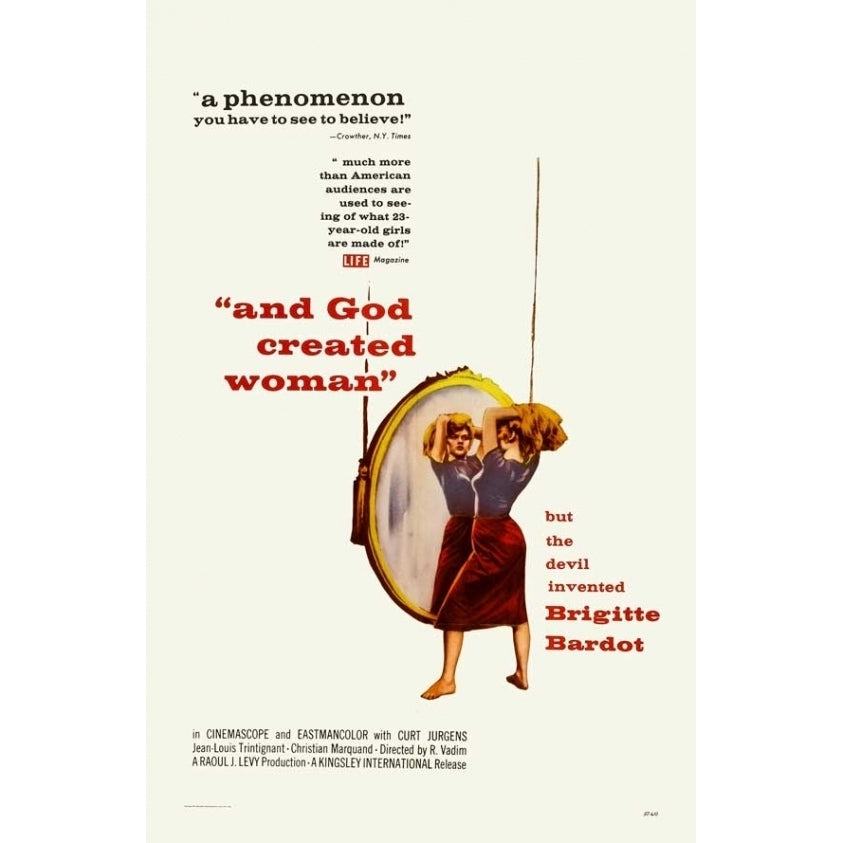 And God Created Woman Movie Poster Print (27 x 40) - Item MOVAI7665 Image 1