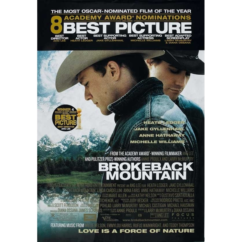 Brokeback Mountain Movie Poster Print (27 x 40) - Item MOVAJ2745 Image 1