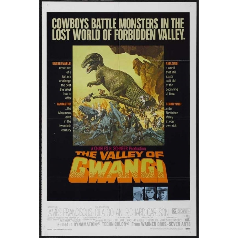 The Valley of Gwangi Movie Poster (11 x 17) - Item MOVAJ2651 Image 1