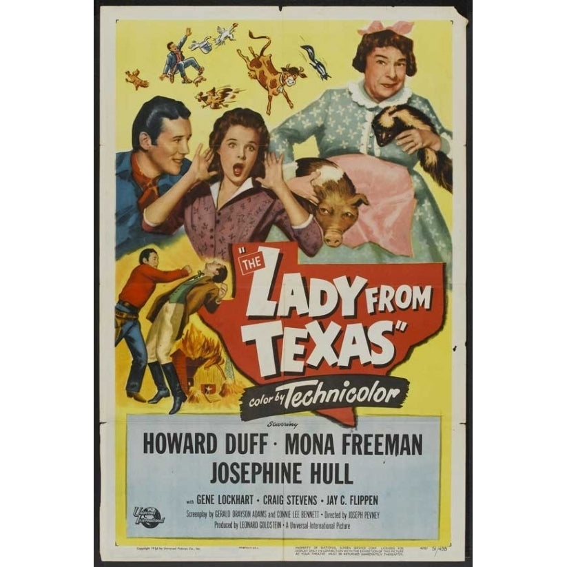 The Lady from Texas Movie Poster Print (27 x 40) - Item MOVAJ3791 Image 1