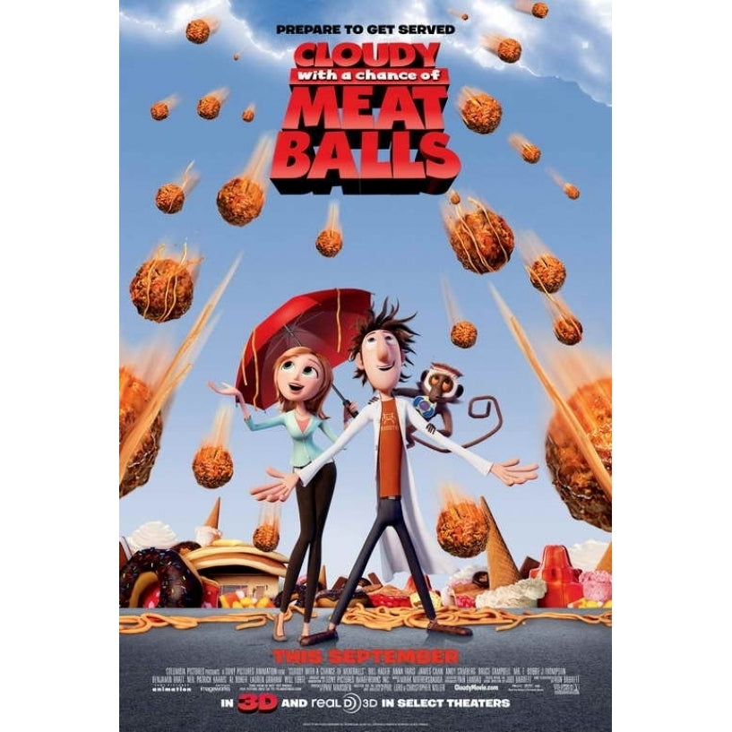 Cloudy with a Chance of Meatballs Movie Poster (11 x 17) - Item MOVAJ3927 Image 1