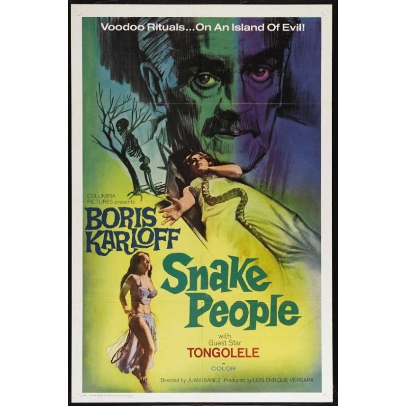 Isle of the Snake People Movie Poster Print (27 x 40) - Item MOVAJ6734 Image 1