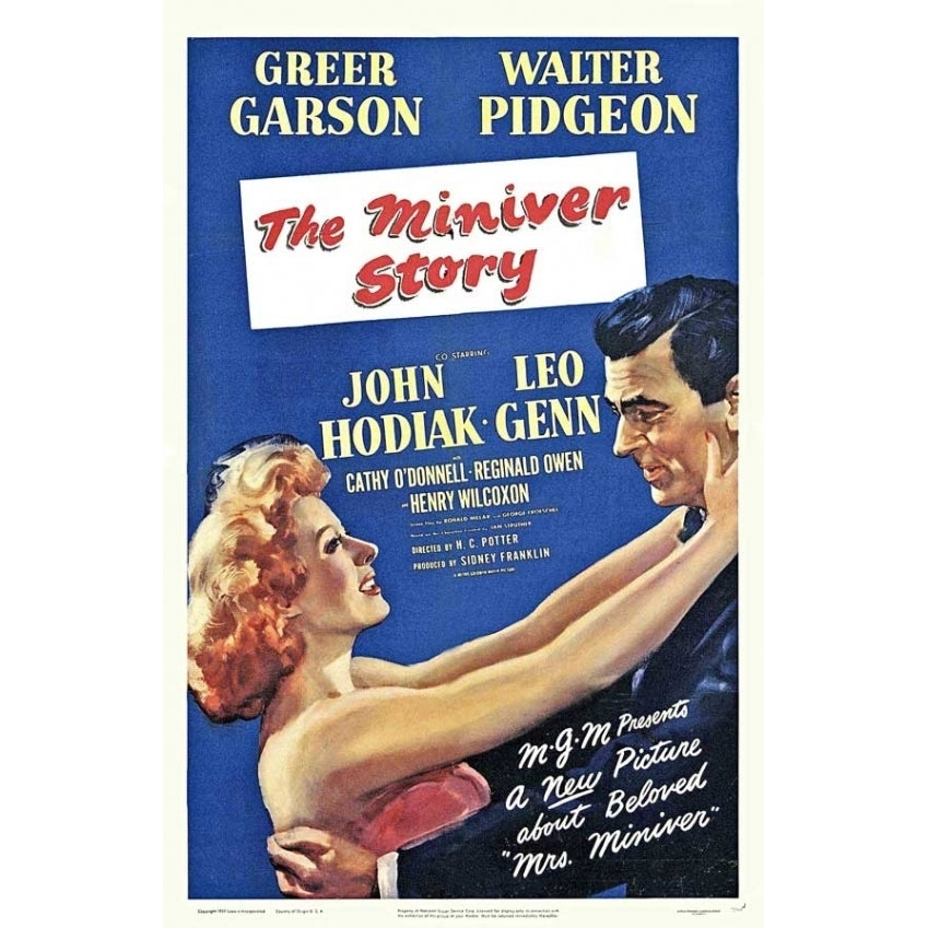 The Miniver Story Movie Poster Print (27 x 40) - Item MOVAJ7179 Image 1