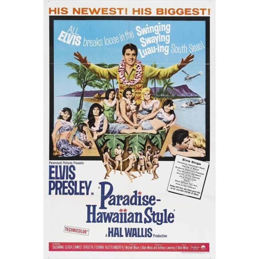 Paradise Hawaiian Style Movie Poster Print (27 x 40) - Item MOVAJ7256 Image 1