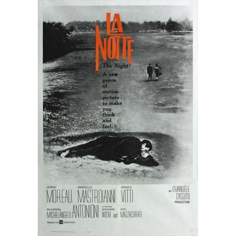 La Notte Movie Poster (11 x 17) - Item MOVAJ8223 Image 1