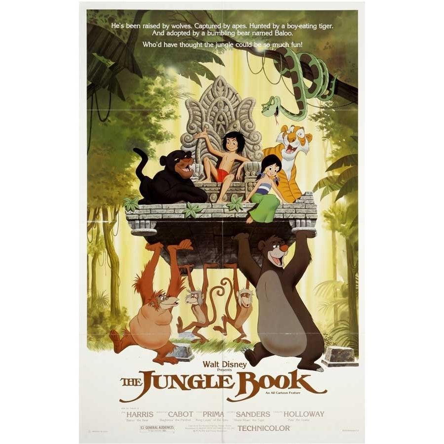 Jungle Book The Movie Poster Print (27 x 40) - Item MOVAJ8261 Image 1