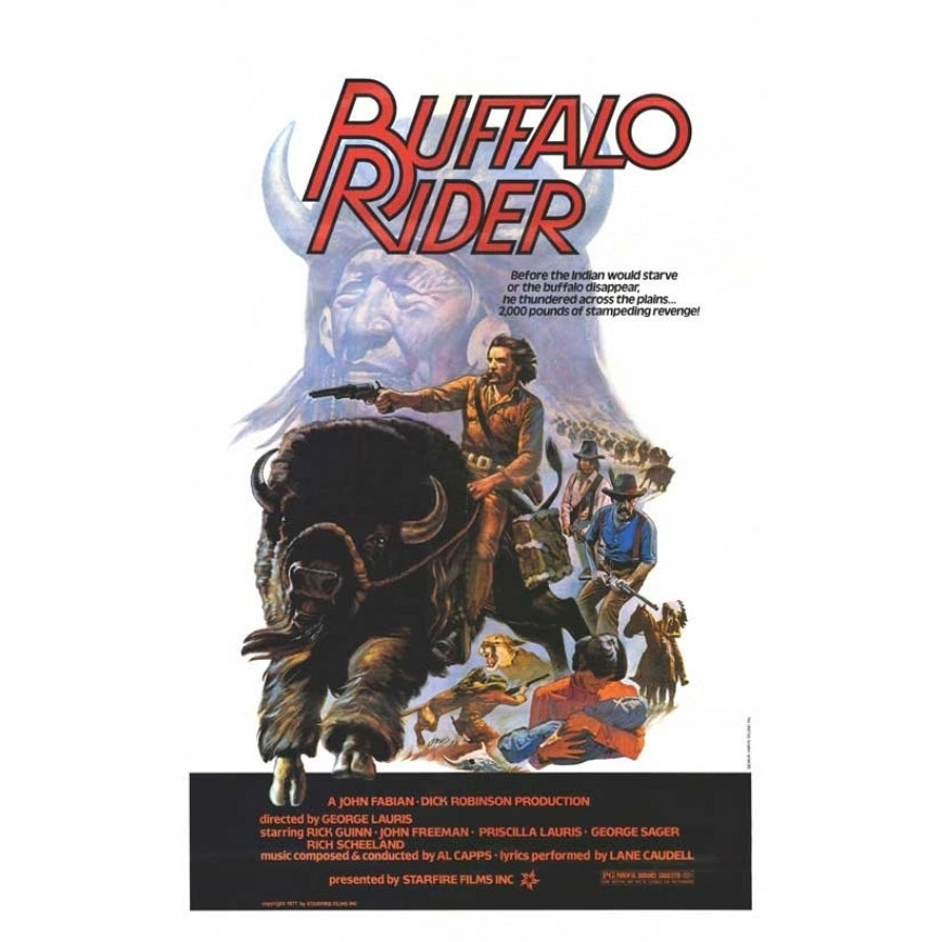 Buffalo Rider Movie Poster Print (27 x 40) - Item MOVCB21194 Image 1