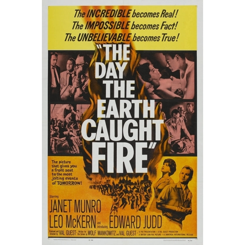 The Day the Earth Caught Fire Movie Poster (11 x 17) - Item MOVCB23970 Image 1