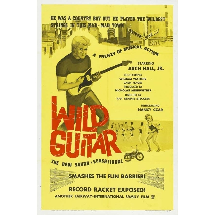 Wild Guitar Movie Poster Print (27 x 40) - Item MOVCB24640 Image 1