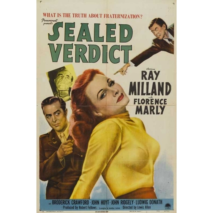 Sealed Verdict Movie Poster (11 x 17) - Item MOVCB29014 Image 1