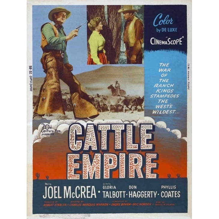 Cattle Empire Movie Poster (11 x 17) - Item MOVCB32460 Image 1