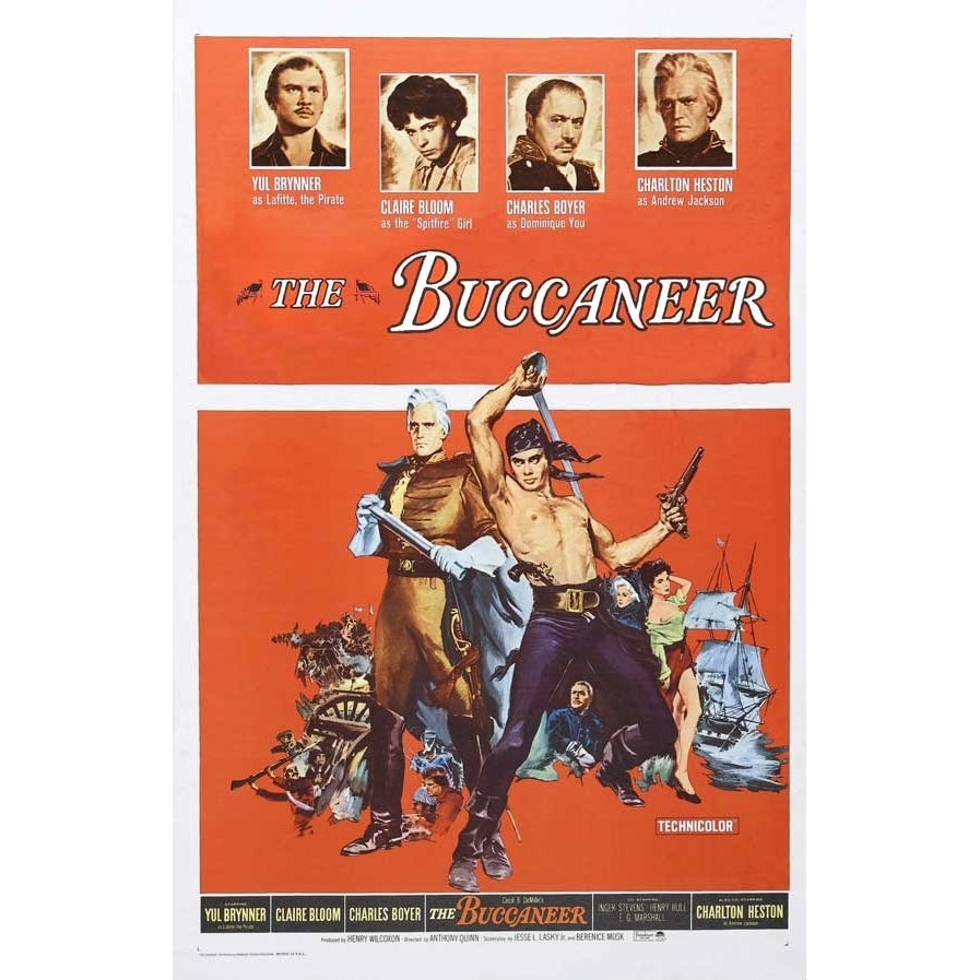 The Buccaneer Movie Poster Print (27 x 40) - Item MOVCB32500 Image 1