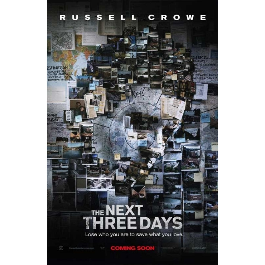 The Next Three Days Movie Poster Print (27 x 40) - Item MOVCB34211 Image 1