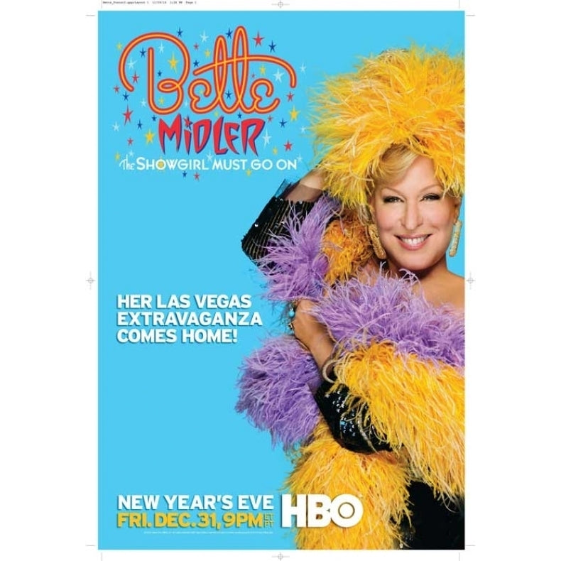 Bette Midler The Showgirl Must Go On Movie Poster (11 x 17) - Item MOVCB37773 Image 1