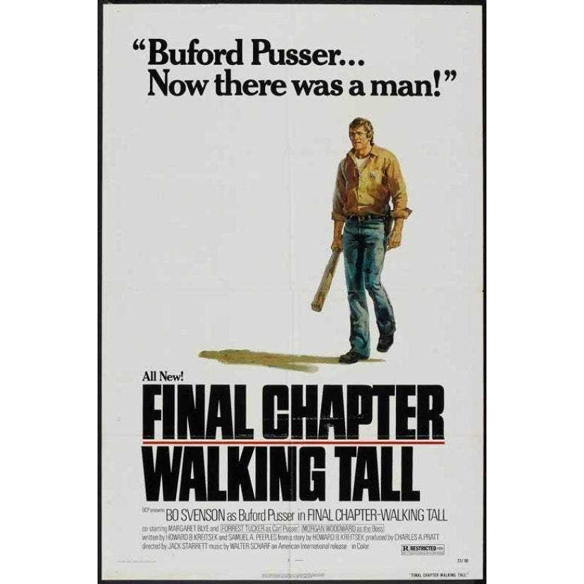 Final Chapter Walking Tall Movie Poster (11 x 17) - Item MOVCB42173 Image 1