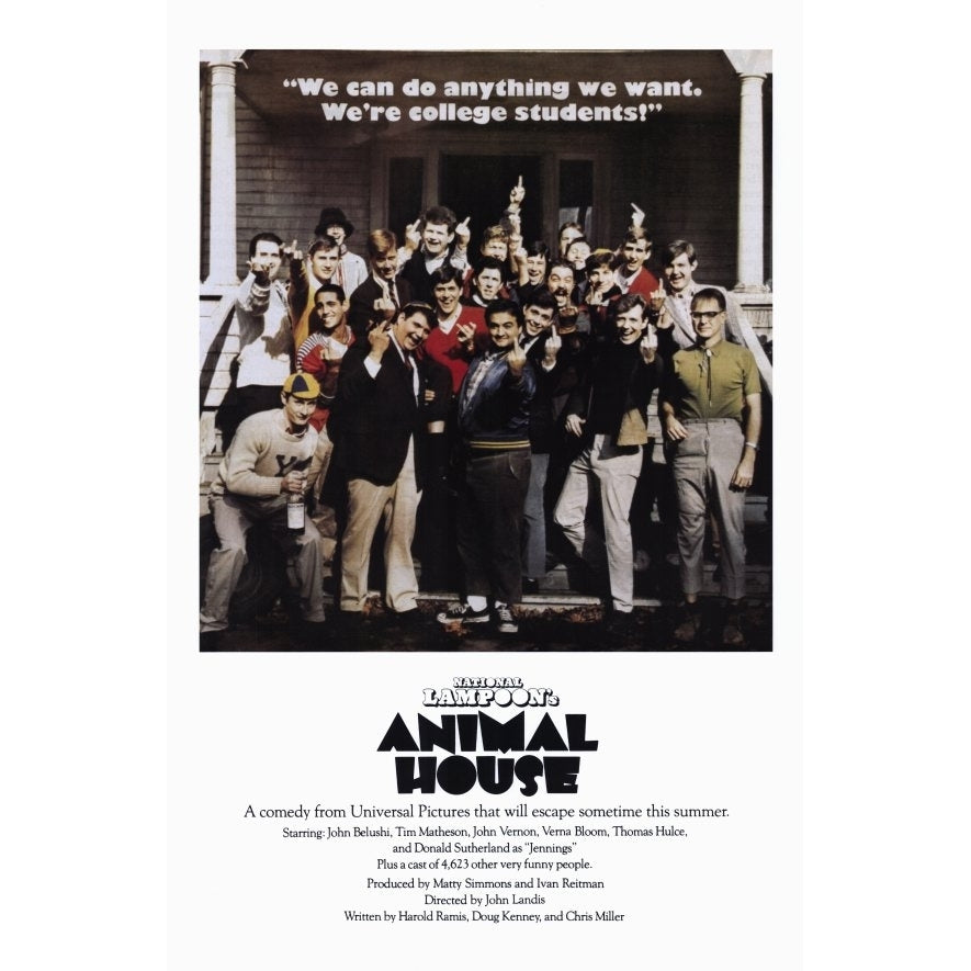 National Lampoons Animal House Movie Poster Print (27 x 40) - Item MOVCB41660 Image 1