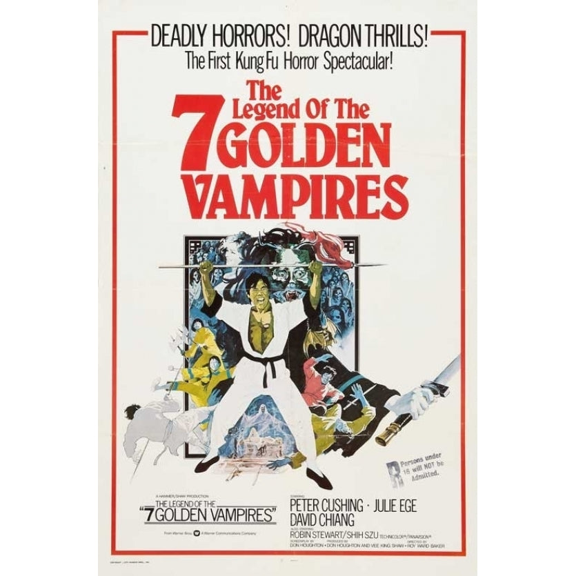 The Legend of the 7 Golden Vampires Movie Poster Print (27 x 40) - Item MOVCB44463 Image 1