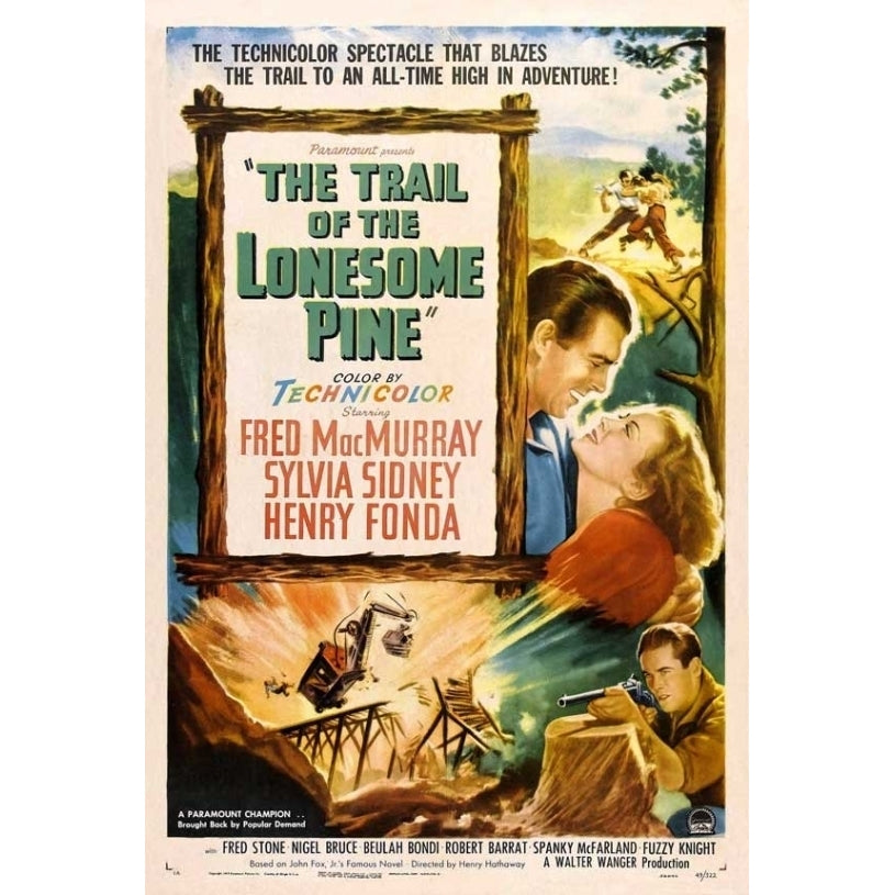 The Trail of the Lonesome Pine Movie Poster (11 x 17) - Item MOVCB49860 Image 1