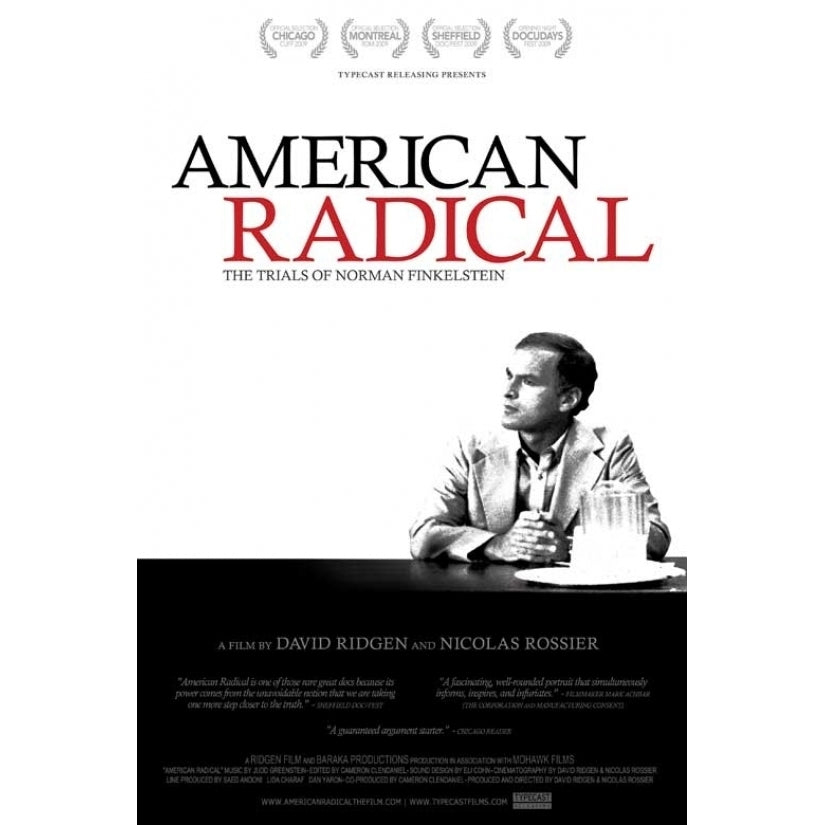 American Radical: The Trials of Norman Finkelstein Movie Poster Print (27 x 40) - Item MOVCB53363 Image 1