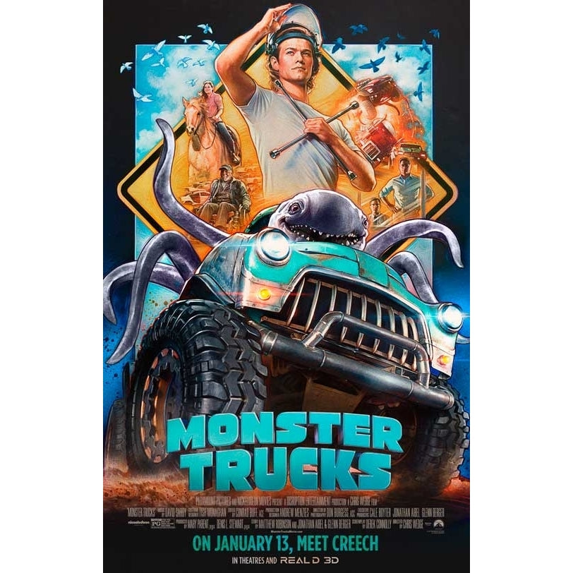 Monster Trucks Movie Poster (11 x 17) - Item MOVCB60455 Image 1