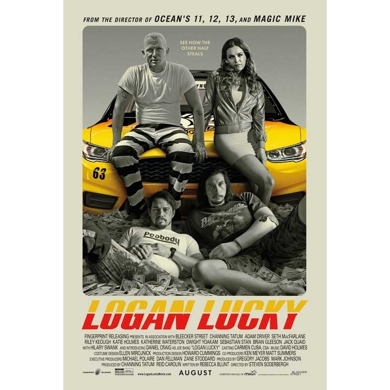 Logan Lucky Movie Poster (11 x 17) - Item MOVCB63555 Image 1