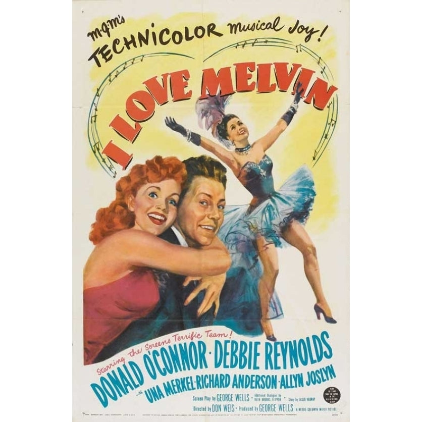 I Love Melvin Movie Poster (11 x 17) - Item MOVCB67793 Image 1