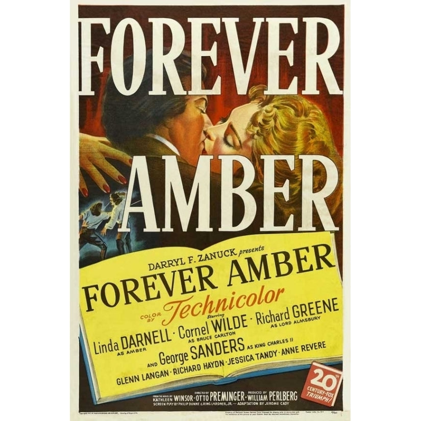 Forever Amber Movie Poster (11 x 17) - Item MOVCB70100 Image 1