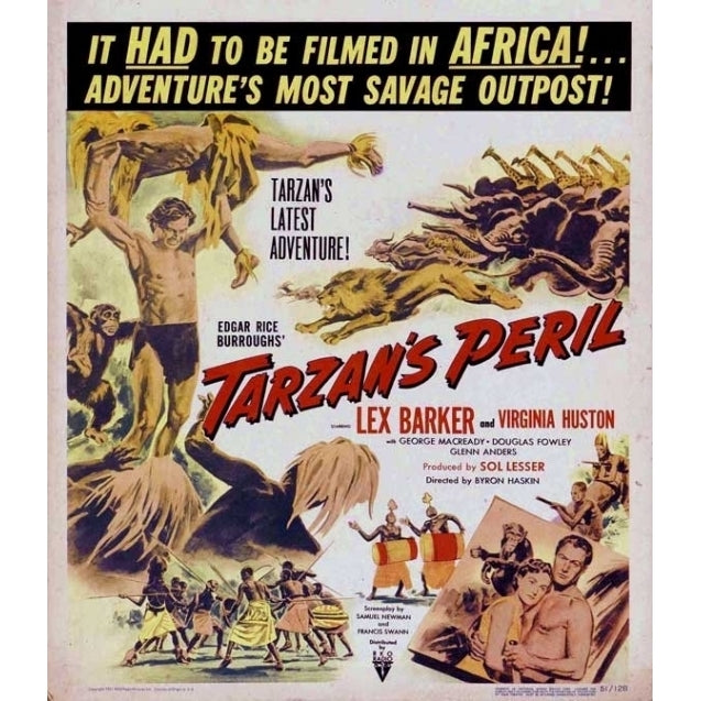 Tarzans Peril Movie Poster Print (27 x 40) - Item MOVCB73160 Image 1