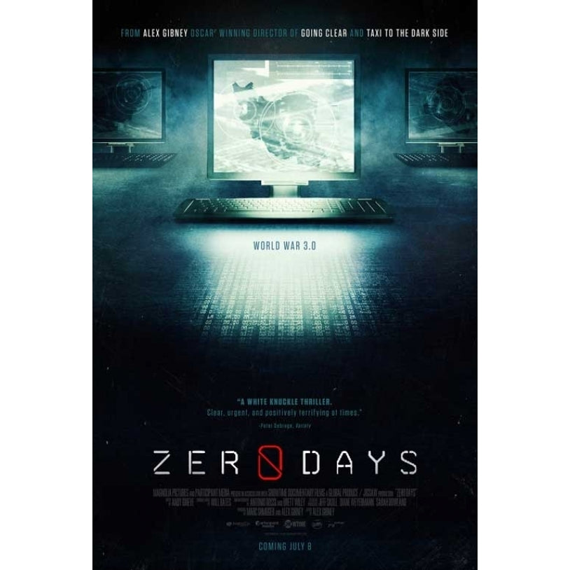 Zero Days Movie Poster (11 x 17) - Item MOVCB87745 Image 1