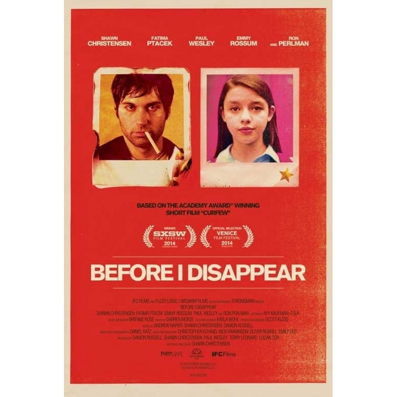 Before I Disappear Movie Poster (11 x 17) - Item MOVCB98245 Image 1