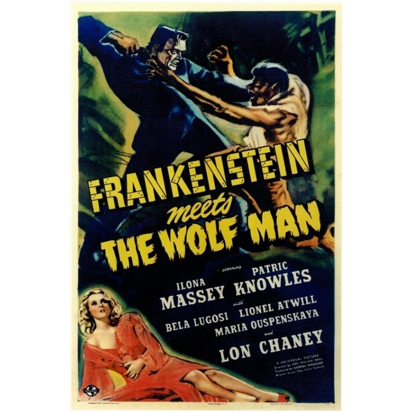 Frankenstein Meets the Wolfman Movie Poster (11 x 17) - Item MOVCC2879 Image 1