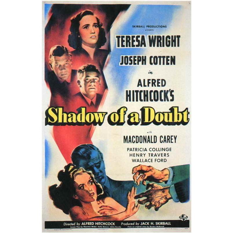 Shadow of a Doubt Movie Poster Print (11 x 17) - Item MOVCD0970 Image 1