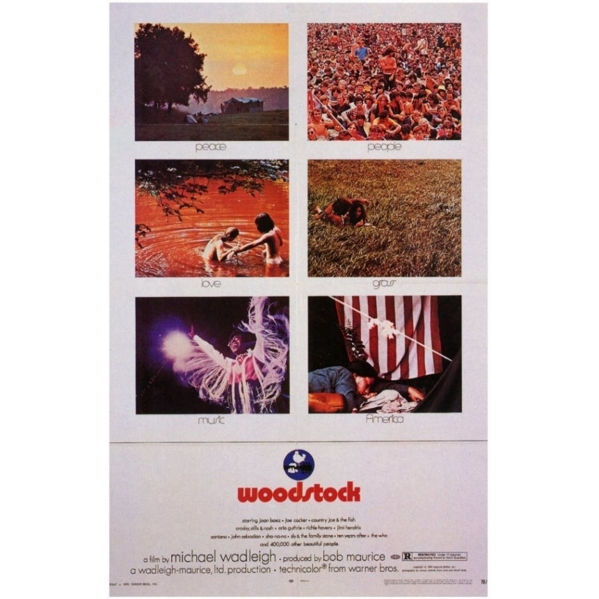 Woodstock Movie Poster (11 x 17) - Item MOVCD3799 Image 1