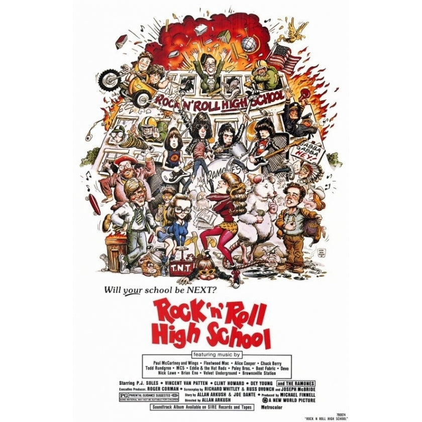 Rock n Roll High School Movie Poster (11 x 17) - Item MOVCD7377 Image 1