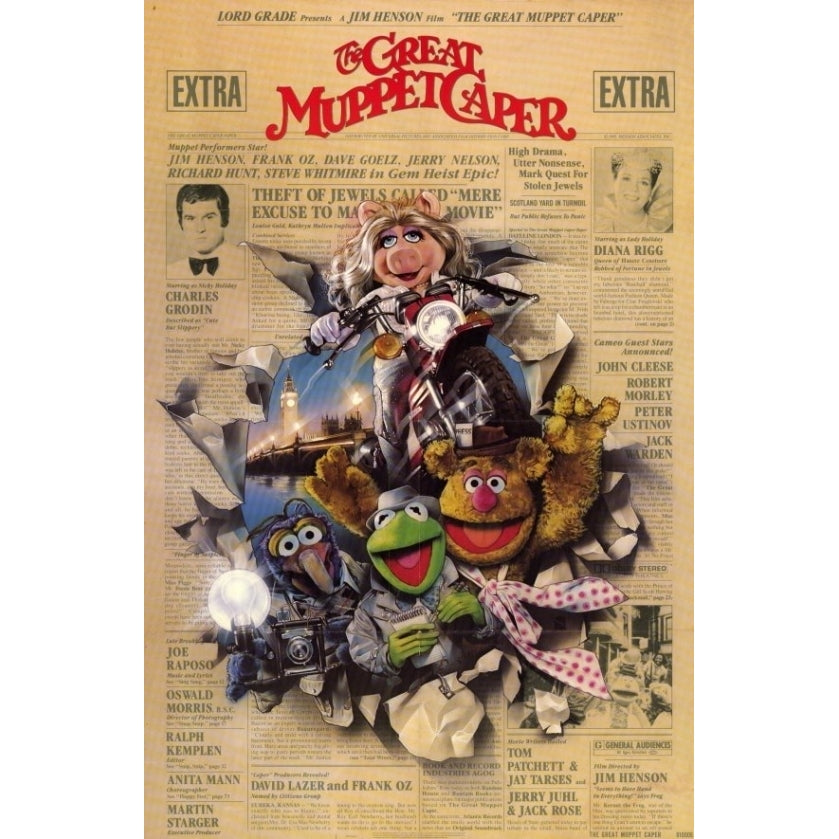 The Great Muppet Caper Movie Poster (11 x 17) - Item MOVCD6810 Image 1