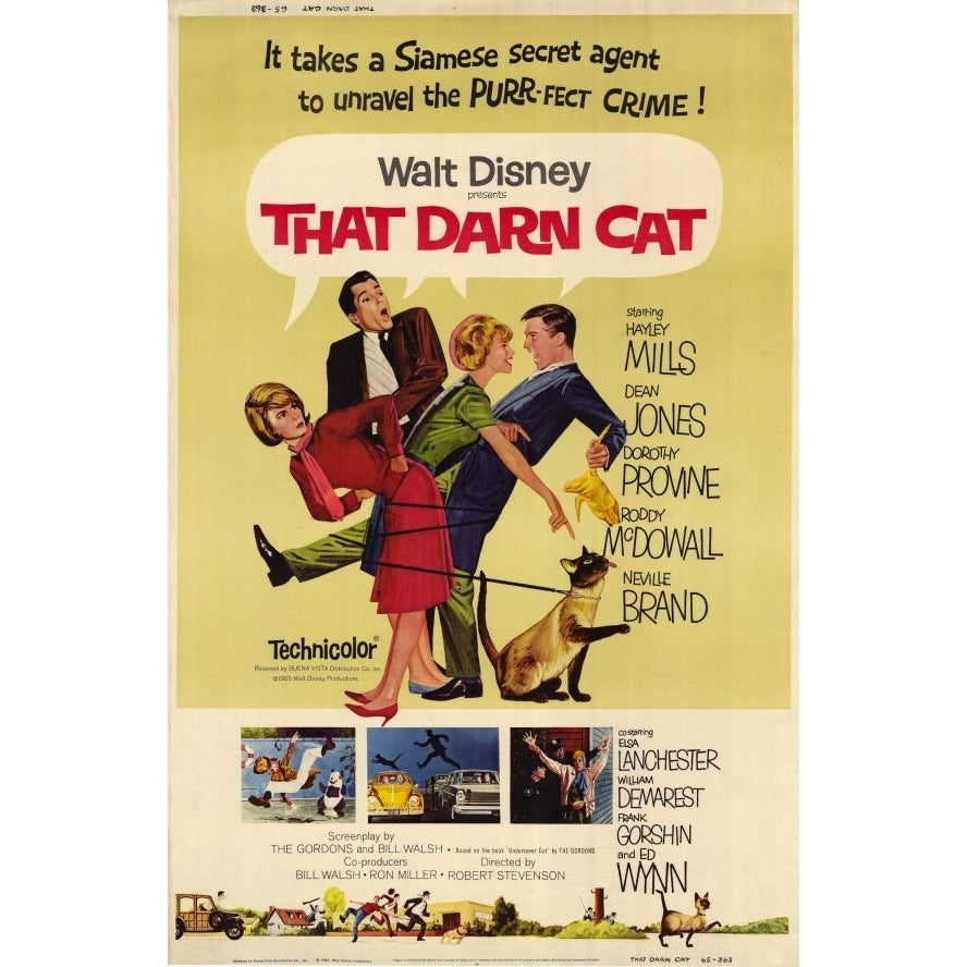 That Darn Cat Movie Poster Print (11 x 17) - Item MOVCE0100 Image 1