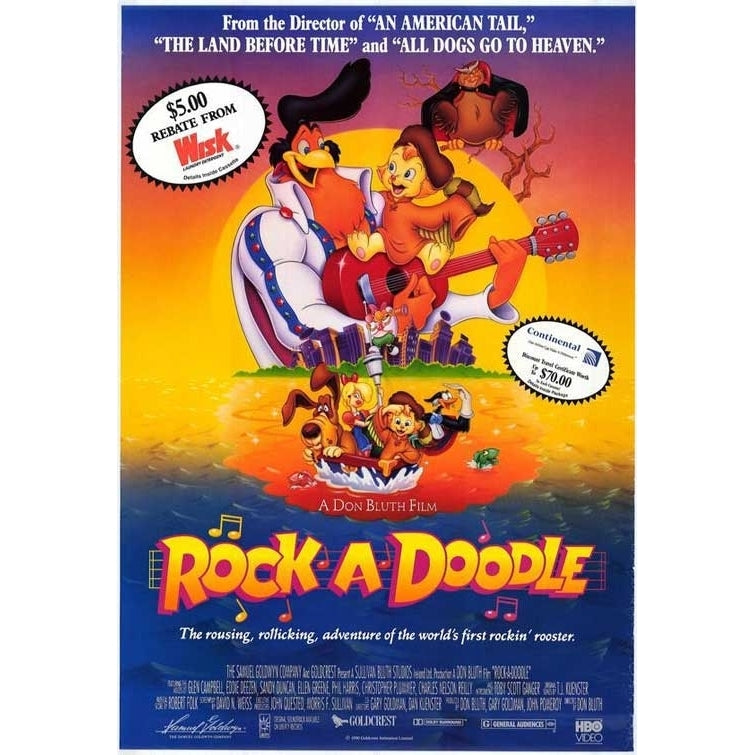 Rock-a-Doodle Movie Poster (11 x 17) - Item MOVCE1629 Image 1